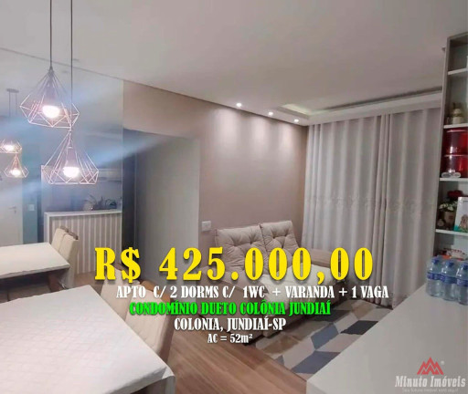 Imagem Apartamento com 2 Quartos à Venda, 52 m² em Jardim Rosaura - Jundiaí Imagem Apartamento com 2 Quartos à Venda, 52 m² em Jardim Rosaura - Jundiaí