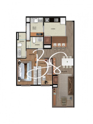 Imagem Apartamento com 2 Quartos à Venda, 98 m² em Mato Queimado - Gramado Imagem Apartamento com 2 Quartos à Venda, 98 m² em Mato Queimado - Gramado