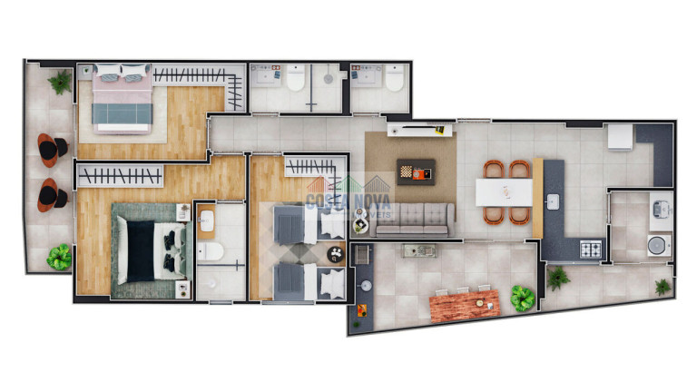 Imagem Apartamento com 2 Quartos à Venda, 76 m² em Guilhermina - Praia Grande Imagem Apartamento com 2 Quartos à Venda, 76 m² em Guilhermina - Praia Grande