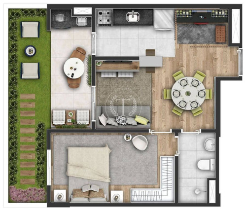 Imagem Apartamento com 1 Quarto à Venda, 42 m² em São Paulo Imagem Apartamento com 1 Quarto à Venda, 42 m² em São Paulo