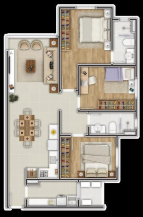 Imagem Apartamento com 3 Quartos para Alugar ou Temporada, 81 m² em Itacolomi - Balneário Piçarras Imagem Apartamento com 3 Quartos para Alugar ou Temporada, 81 m² em Itacolomi - Balneário Piçarras