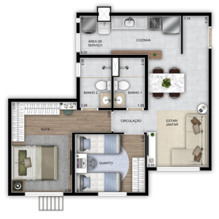 Imagem Apartamento com 1 Quarto à Venda, 36 m² em Setor Faiçalville - Goiânia Imagem Apartamento com 1 Quarto à Venda, 36 m² em Setor Faiçalville - Goiânia