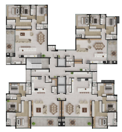 Imagem Apartamento com 3 Quartos à Venda, 389 m² em Cabral - Curitiba