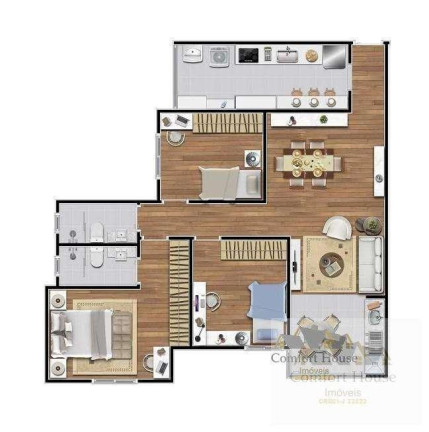 Imagem Apartamento com 3 Quartos à Venda, 92 m² em Santo Antônio - São Caetano Do Sul Imagem Apartamento com 3 Quartos à Venda, 92 m² em Santo Antônio - São Caetano Do Sul