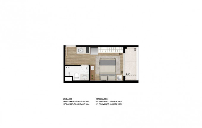 Imagem Studio com 1 Quarto à Venda, 41 m² em Centro - São Paulo Imagem Studio com 1 Quarto à Venda, 41 m² em Centro - São Paulo
