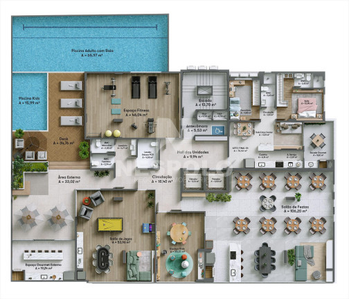 Imagem Apartamento com 1 Quarto à Venda, 74 m² em Fazenda - Itajai