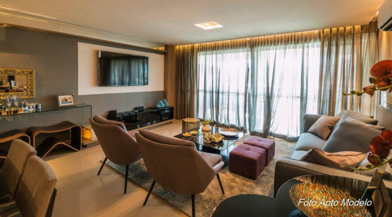 Imagem Cobertura com 4 Quartos à Venda, 292 m² em Guararapes - Fortaleza