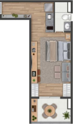 Imagem Studio com 1 Quarto à Venda, 24 m² em Higienópolis - São Paulo Imagem Studio com 1 Quarto à Venda, 24 m² em Higienópolis - São Paulo