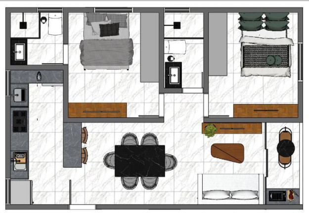 Imagem Apartamento com 3 Quartos à Venda, 73 m² em Bessa - João Pessoa Imagem Apartamento com 3 Quartos à Venda, 73 m² em Bessa - João Pessoa