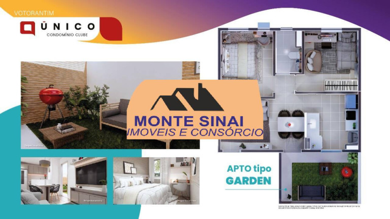 Imagem Apartamento com 2 Quartos à Venda,  em Vila Santo Antônio - Votorantim