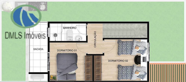 Imagem Casa com 2 Quartos à Venda, 60 m² em Centreville - Cotia Imagem Casa com 2 Quartos à Venda, 60 m² em Centreville - Cotia