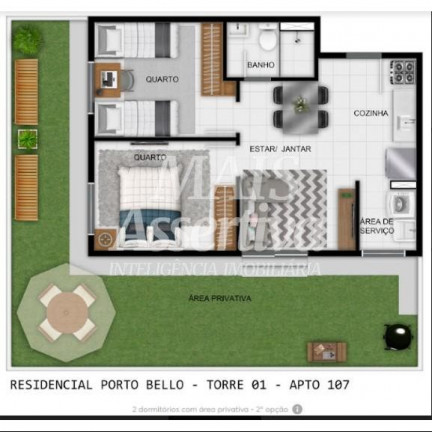 Imagem Apartamento com 2 Quartos à Venda, 41 m² em Fátima - Canoas Imagem Apartamento com 2 Quartos à Venda, 41 m² em Fátima - Canoas