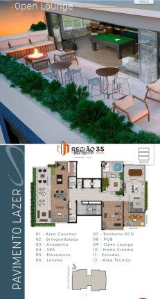 Imagem Apartamento com 2 Quartos à Venda, 54 m² em Centro - Poços De Caldas Imagem Apartamento com 2 Quartos à Venda, 54 m² em Centro - Poços De Caldas