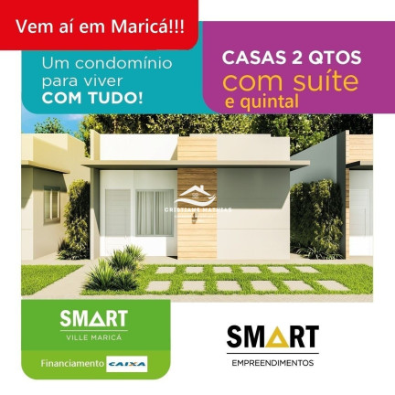 Imagem Casa de Condomínio com 2 Quartos à Venda, 50 m² em Ubatiba - Maricá