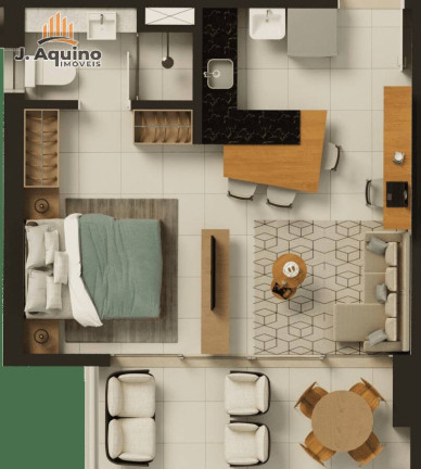 Imagem Apartamento com 2 Quartos à Venda, 40 m² em Meireles - Fortaleza Imagem Apartamento com 2 Quartos à Venda, 40 m² em Meireles - Fortaleza
