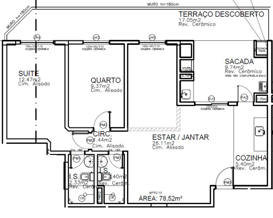 Imagem Apartamento com 3 Quartos à Venda, 95 m² em Boa Vista - Curitiba