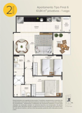 Imagem Apartamento com 2 Quartos à Venda, 62 m² em Aviacao - Praia Grande Imagem Apartamento com 2 Quartos à Venda, 62 m² em Aviacao - Praia Grande