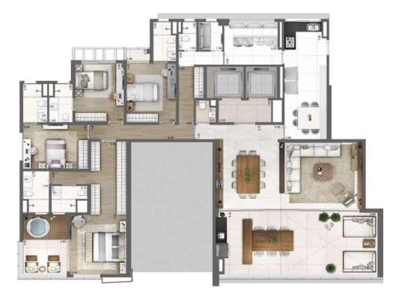 Imagem Apartamento com 4 Quartos à Venda, 34.300 m² em Itaim - São Paulo Imagem Apartamento com 4 Quartos à Venda, 34.300 m² em Itaim - São Paulo