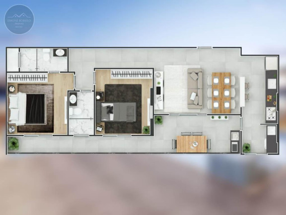 Imagem Apartamento com 2 Quartos à Venda, 84 m² em Canto Do Forte - Praia Grande