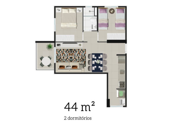 Imagem Apartamento com 2 Quartos à Venda, 51 m² em Tatuapé - São Paulo Imagem Apartamento com 2 Quartos à Venda, 51 m² em Tatuapé - São Paulo