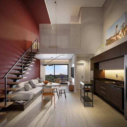 Imagem Imóvel com 1 Quarto à Venda, 30 m² em Campo Comprido - Curitiba