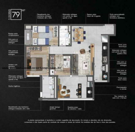 Imagem Apartamento com 3 Quartos à Venda, 79 m² em Butantã - São Paulo