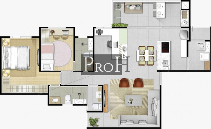 Imagem Apartamento com 3 Quartos à Venda, 92 m² em Campestre - Santo André