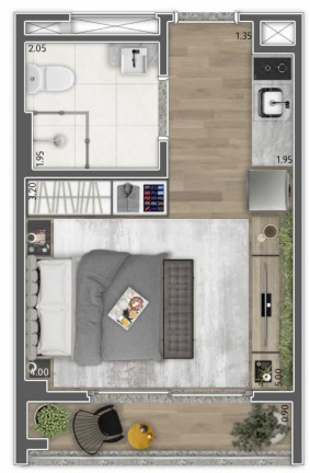 Imagem Kitnet com 1 Quarto à Venda, 24 m² em Vila Mariana - São Paulo Imagem Kitnet com 1 Quarto à Venda, 24 m² em Vila Mariana - São Paulo