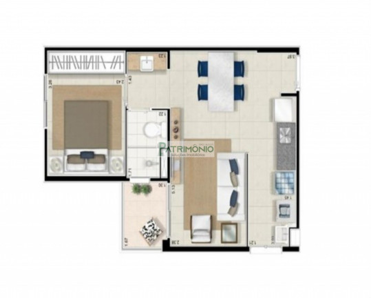 Imagem Imóvel com 1 Quarto à Venda, 39 m² em Connect Urban - Campinas Imagem Imóvel com 1 Quarto à Venda, 39 m² em Connect Urban - Campinas