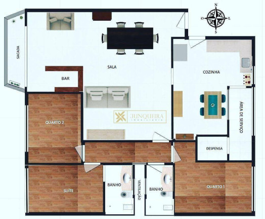 Imagem Apartamento com 3 Quartos à Venda, 125 m² em Centro - Florianópolis Imagem Apartamento com 3 Quartos à Venda, 125 m² em Centro - Florianópolis
