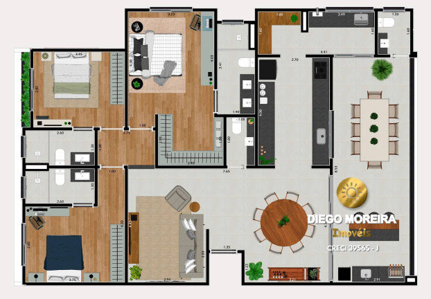 Imagem Apartamento com 3 Quartos à Venda, 148 m² em Vila Gardênia - Atibaia Imagem Apartamento com 3 Quartos à Venda, 148 m² em Vila Gardênia - Atibaia