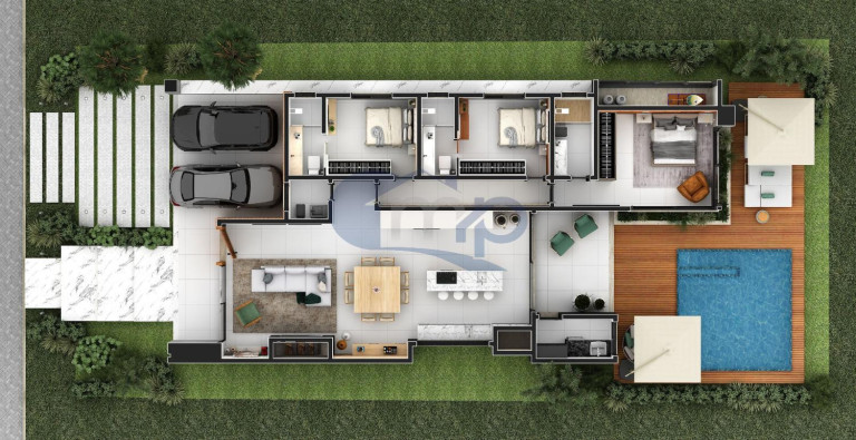 Imagem Casa de Condomínio com 3 Quartos à Venda, 205 m² em Engenho Velho - Torres Imagem Casa de Condomínio com 3 Quartos à Venda, 205 m² em Engenho Velho - Torres