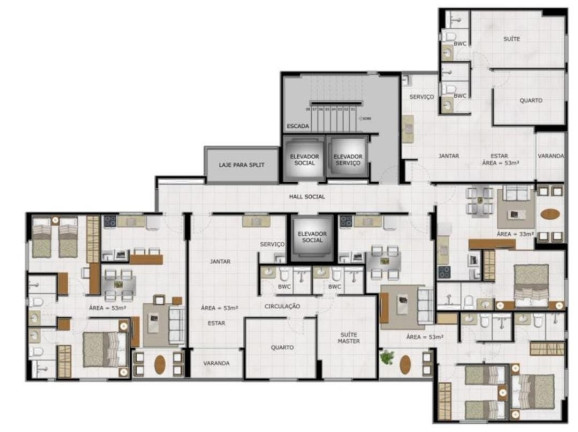 Imagem Apartamento com 2 Quartos à Venda, 52 m² em Boa Viagem - Recife