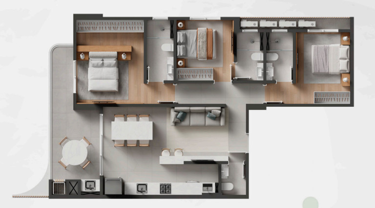 Imagem Imóvel com 3 Quartos à Venda, 178 m² em Centro - Itajaí Imagem Imóvel com 3 Quartos à Venda, 178 m² em Centro - Itajaí