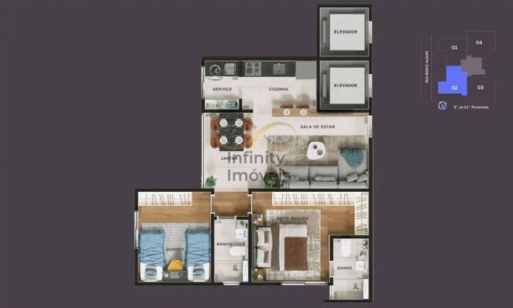 Imagem Cobertura com 2 Quartos à Venda, 128 m² em Sion - Belo Horizonte Imagem Cobertura com 2 Quartos à Venda, 128 m² em Sion - Belo Horizonte
