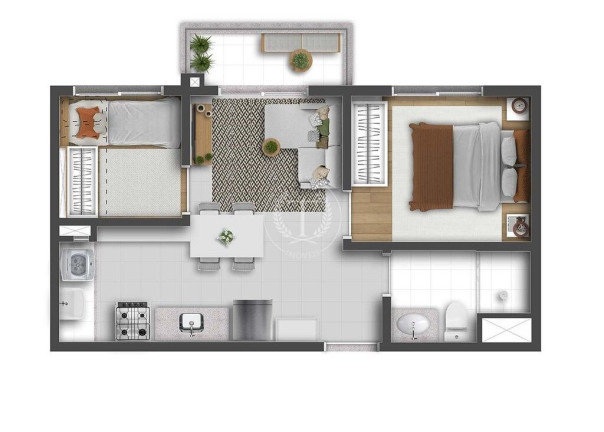 Imagem Apartamento com 2 Quartos à Venda, 38 m² em Picanço - Guarulhos