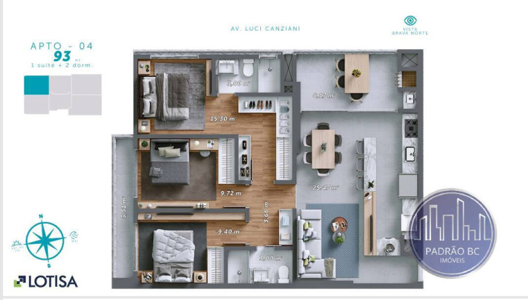 Imagem Apartamento com 3 Quartos à Venda, 121 m² em Praia Brava De Itajaí - Itajaí Imagem Apartamento com 3 Quartos à Venda, 121 m² em Praia Brava De Itajaí - Itajaí