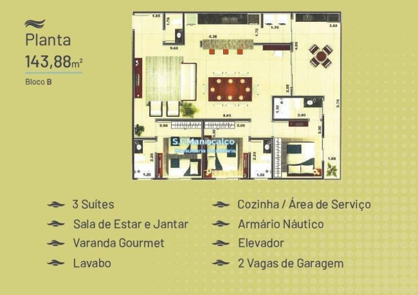 Imagem Apartamento com 3 Quartos à Venda, 162 m² em Barra Da Lagoa - Ubatuba