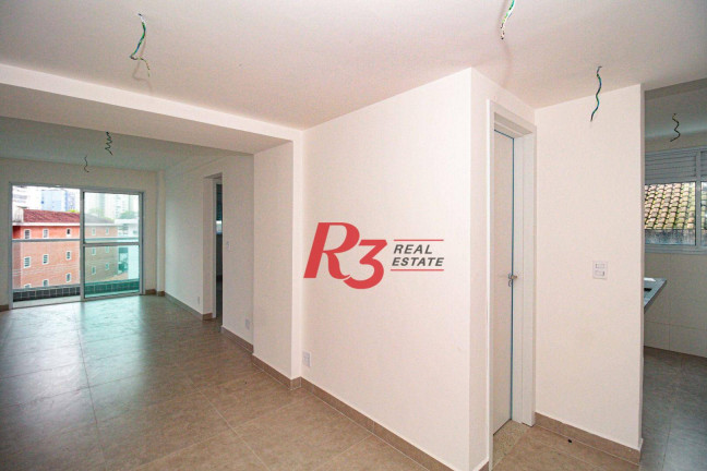 Apartamento com 2 Quartos à Venda ou Locação, 65 m² em Marapé - Santos