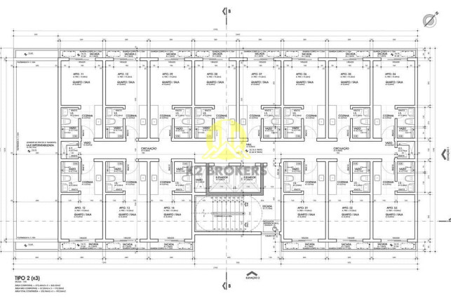 Imagem Studio com 1 Quarto à Venda, 19 m² em Rebouças - Curitiba Imagem Studio com 1 Quarto à Venda, 19 m² em Rebouças - Curitiba