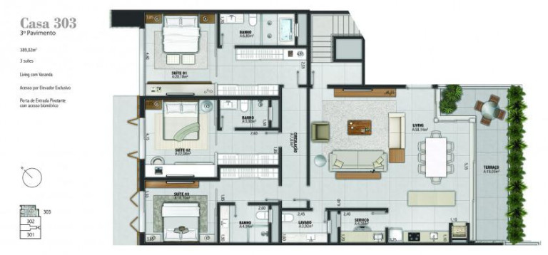 Imagem Casa com 3 Quartos à Venda, 269 m² em Prainha - Torres