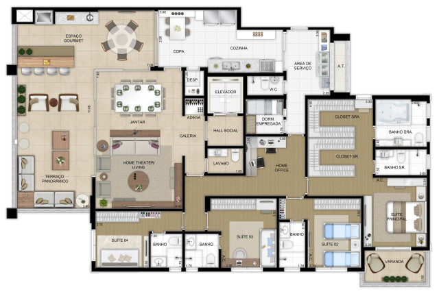 Imagem Apartamento com 4 Quartos à Venda, 244 m² em água Branca - São Paulo Imagem Apartamento com 4 Quartos à Venda, 244 m² em água Branca - São Paulo