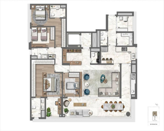 Imagem Imóvel com 4 Quartos à Venda, 213 m² em Cerqueira César - São Paulo