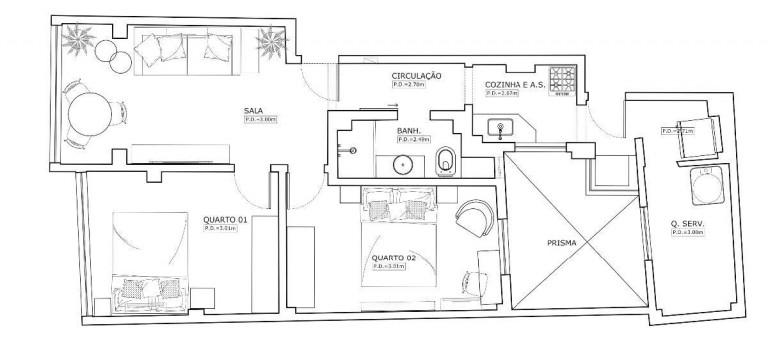 Imagem Apartamento com 2 Quartos à Venda, 55 m² em Copacabana - Rio De Janeiro Imagem Apartamento com 2 Quartos à Venda, 55 m² em Copacabana - Rio De Janeiro