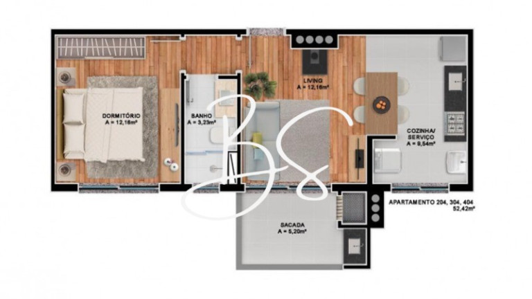 Imagem Apartamento com 1 Quarto à Venda, 70 m² em Centro - Canela Imagem Apartamento com 1 Quarto à Venda, 70 m² em Centro - Canela