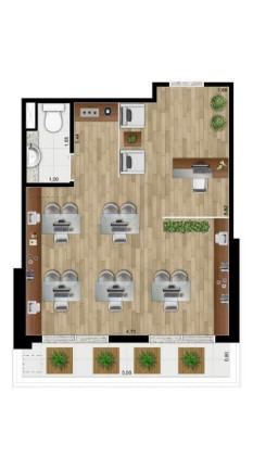 Imagem Sala Comercial à Venda, 39 m² em Chácara Santo Antônio (zona Sul) - São Paulo