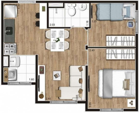 Imagem Imóvel com 2 Quartos à Venda, 35 m² em Parque Bristol - São Paulo Imagem Imóvel com 2 Quartos à Venda, 35 m² em Parque Bristol - São Paulo