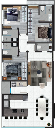 Imagem Apartamento à Venda, 85 m² em Perequê - Porto Belo