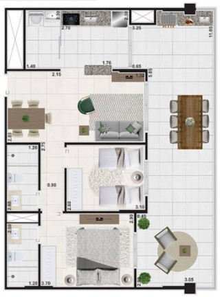 Imagem Apartamento com 2 Quartos à Venda, 95 m² em Guilhermina - Praia Grande Imagem Apartamento com 2 Quartos à Venda, 95 m² em Guilhermina - Praia Grande