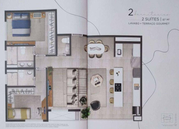 Imagem Apartamento com 2 Quartos à Venda, 87 m² em Centro - Indaiatuba Imagem Apartamento com 2 Quartos à Venda, 87 m² em Centro - Indaiatuba